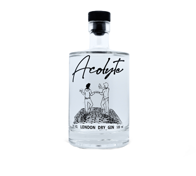 Voici une bouteille d'Acolyte Gin.